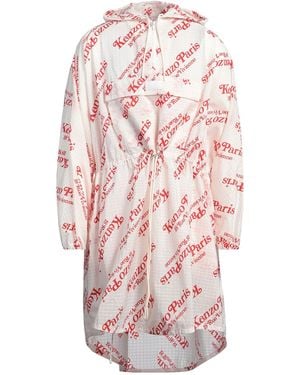 KENZO Overcoat & Trench Coat Polyamide - White