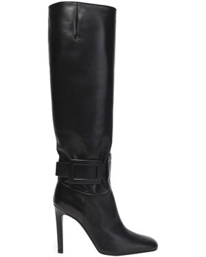 Roger Vivier Boot Calfskin - Black