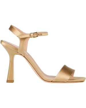 Alberta Ferretti Sandals Textile Fibers - Metallic