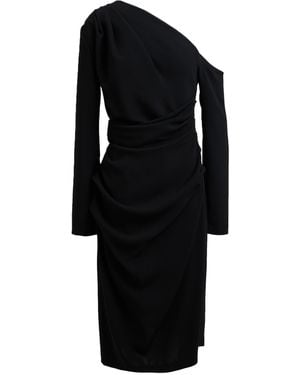 Talbot Runhof Midi Dress Triacetate, Polyester - Black