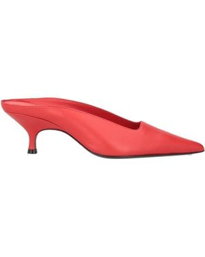Gia Borghini Mules & Clogs Leather - Red