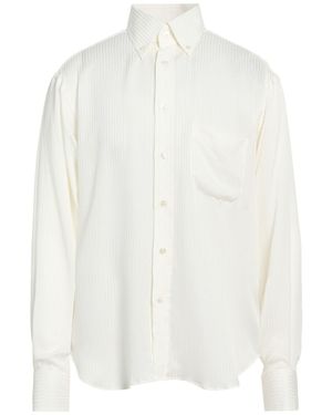 Tom Ford Ivory Shirt Silk - White