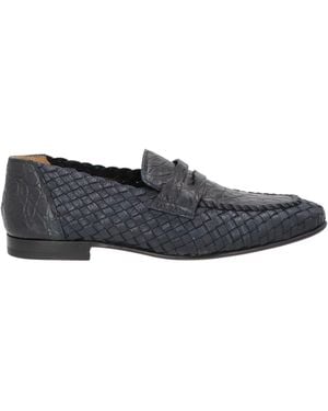 Testoni Midnight Loafers Leather - Grey