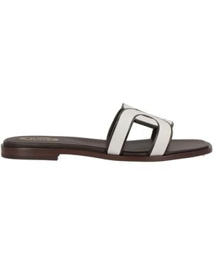 Tod's Sandals Leather - White
