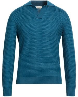 FILIPPO DE LAURENTIIS Jumper Merino Wool - Blue