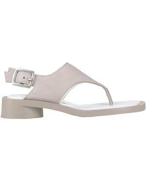 Maison Margiela Thong Sandal Leather - White