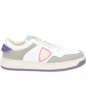 ACBC x PHILIPPE MODEL Sneakers Leather, Textile Fibers - White