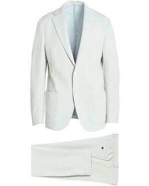 Eleventy Suit Cotton, Linen, Elastane - Blue