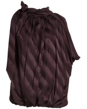 Dries Van Noten Top Silk - Purple