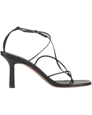 Neous Thong Sandal Leather - Black