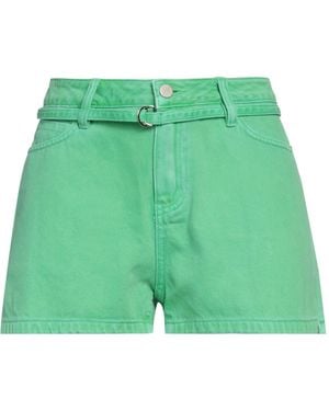 Isabelle Blanche Denim Shorts - Green