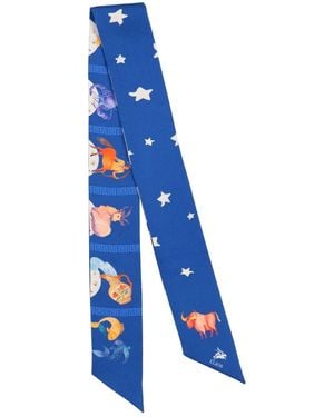 Elios Milano Scarf Silk - Blue