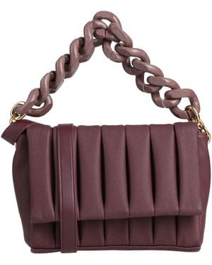 THEMOIRÈ Plum Cross-Body Bag Textile Fibers - Purple