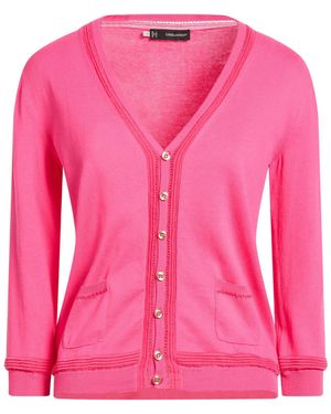DSquared² Fuchsia Cardigan Cotton - Pink