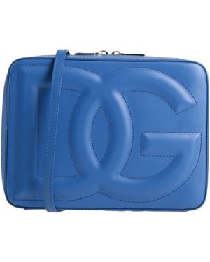Dolce & Gabbana Cross-Body Bag Calfskin - Blue