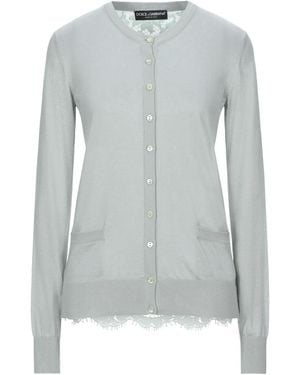 Dolce & Gabbana Cardigan Silk, Cotton, Viscose - Grey