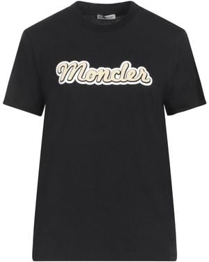 Moncler T-Shirt Cotton - Black