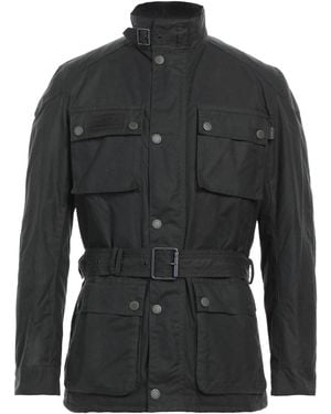 Barbour Dark Jacket Cotton - Black