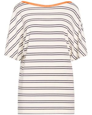 Gran Sasso T-Shirt Viscose, Elastane, Linen - White