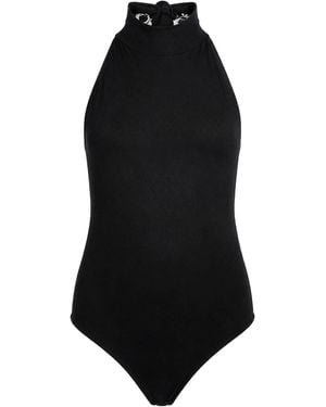 Liu Jo Bodysuit Viscose, Elastane - Black