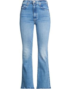 Mother Jeans Cotton, Recycled Polyester, Elastane - Blue