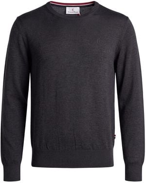 Conte Of Florence Sweater Merino Wool, Acrylic - Blue