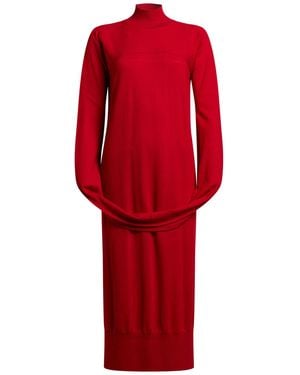 MEIMEIJ Midi Dress - Red