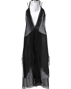 N°21 Midi Dress Silk, Elastane, Cotton - Black
