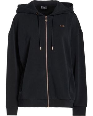 EA7 Midnight Sweatshirt Polyester, Modal, Elastane - Black