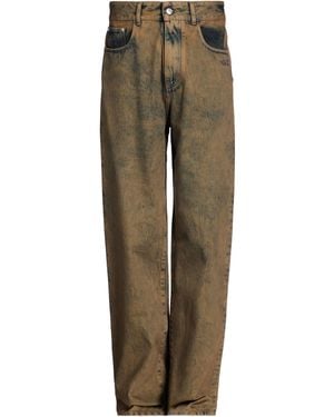 Gcds Jeans Cotton - Green