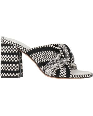 Amambaih Sandals Textile Fibres - White