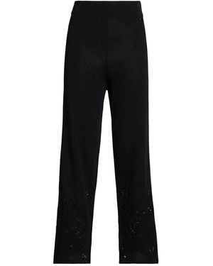 Agnona Pants Silk, Cotton - Black