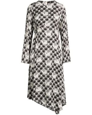 Manila Grace Midi Dress Viscose - White