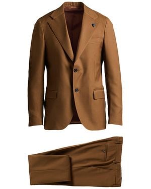 Lardini Suit Wool - Brown