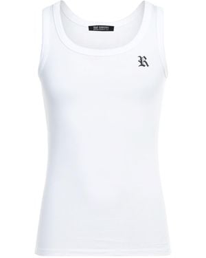 Raf Simons Camiseta de tirantes - Blanco