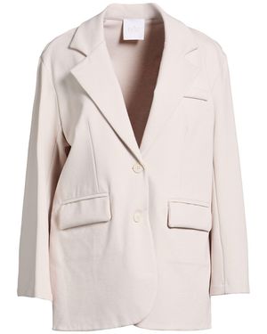 LOKITA Milano Ivory Blazer Viscose, Polyamide, Elastane - Natural