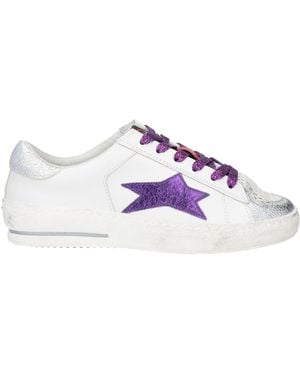 OKINAWA Sneakers Leather, Textile Fibers - White