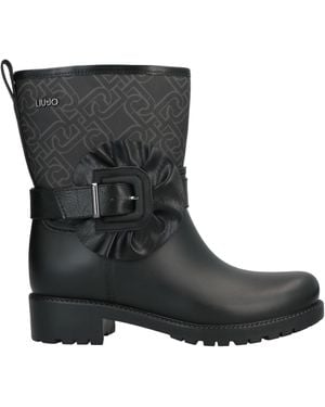 Liu Jo Botines de caña alta - Negro