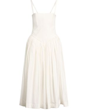 Interior Midi Dress - White