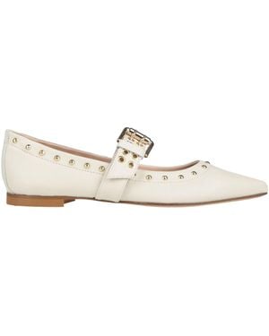 Divine Follie Ballet Flats - White