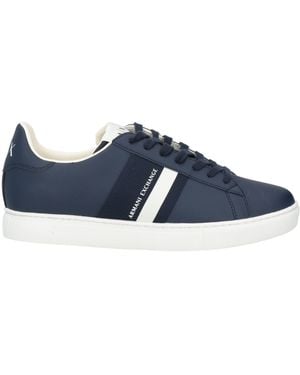 ARMANI EXCHANGE Trainers Polyester, Polyurethane Coated - Blue