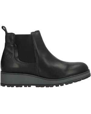 Lumberjack Ankle Boots Leather - Black