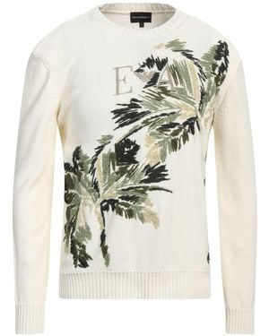 Emporio Armani Knit Jumper - White