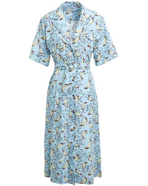 Iceberg Light Midi Dress Cotton - Blue