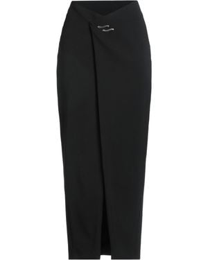 Ssheena Maxi Skirt Polyester, Virgin Wool, Elastane - Black