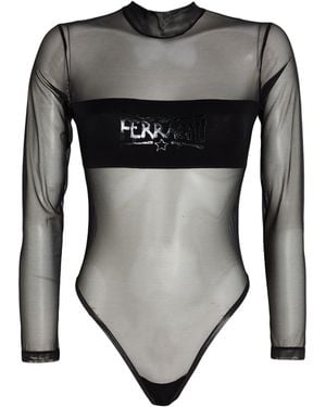 Chiara Ferragni Bodysuit Polyamide, Elastane - Black