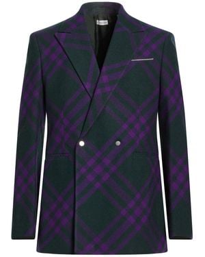 Burberry Coat Virgin Wool - Blue