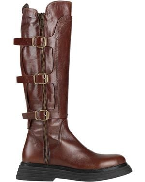 Laura Bellariva Chocolate Boot Leather - Brown