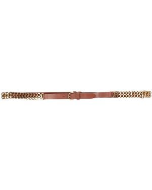 Pinko Belt Leather - White