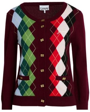 Ganni Cardigan - Rouge